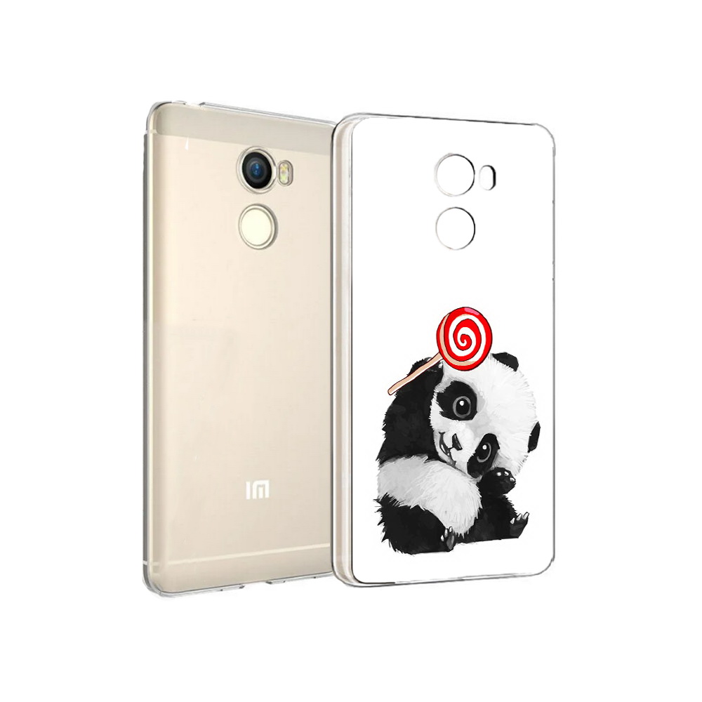 

Чехол MyPads Tocco для Xiaomi Redmi 4 панда с леденцом (PT47306.287.534), Прозрачный, Tocco