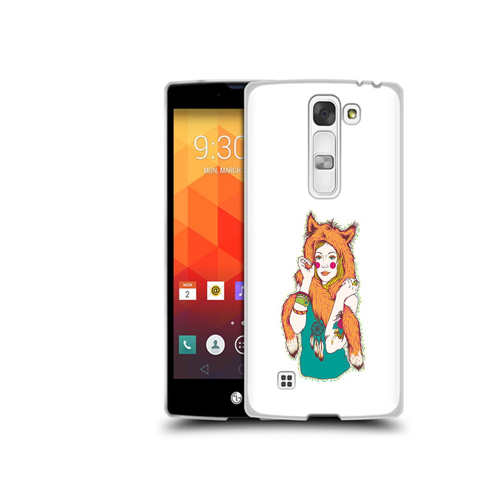 

Чехол MyPads Tocco для LG Magna Девушка лиса (PT13410.79.62), Прозрачный, Tocco