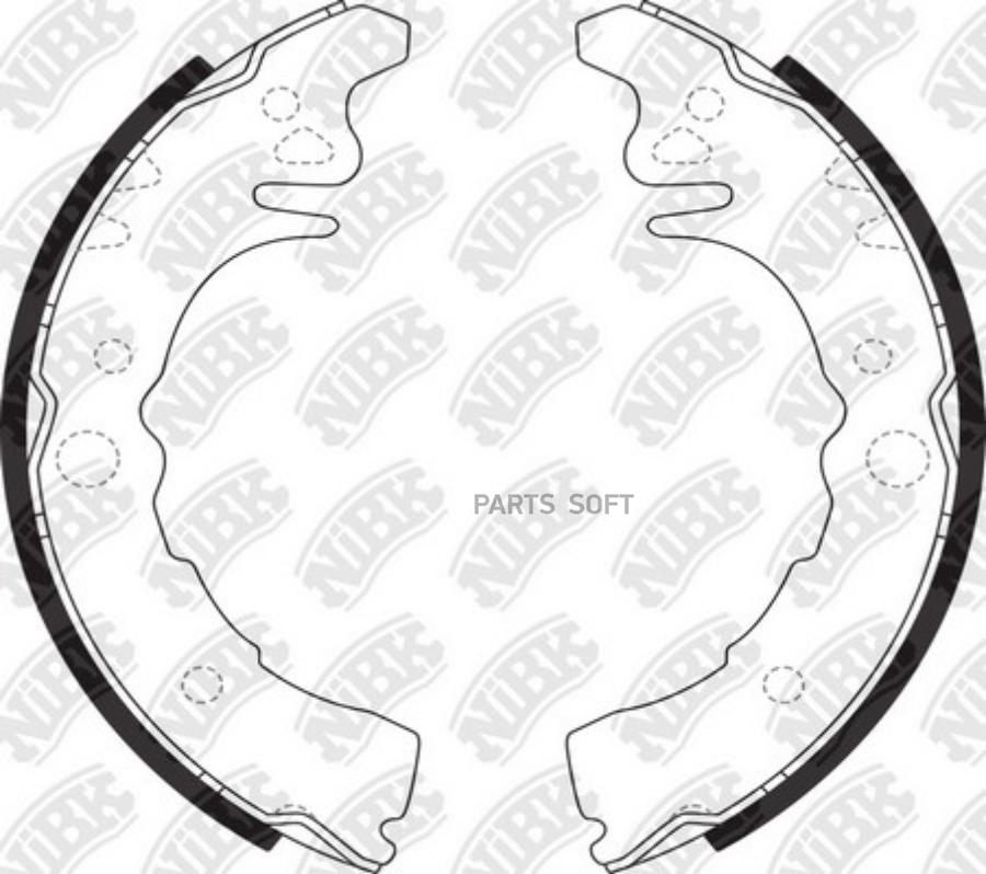 

Колодки Барабанные Daihatsu Copen 0.7I/Move 1.0I/Sirion/Yrv 1.0-1.3I 98> Fn0037-Nibk