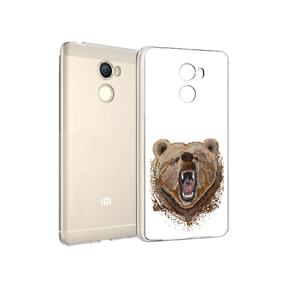 

Чехол MyPads Tocco для Xiaomi Redmi 4 пиксельный медведь (PT47306.287.539), Прозрачный, Tocco