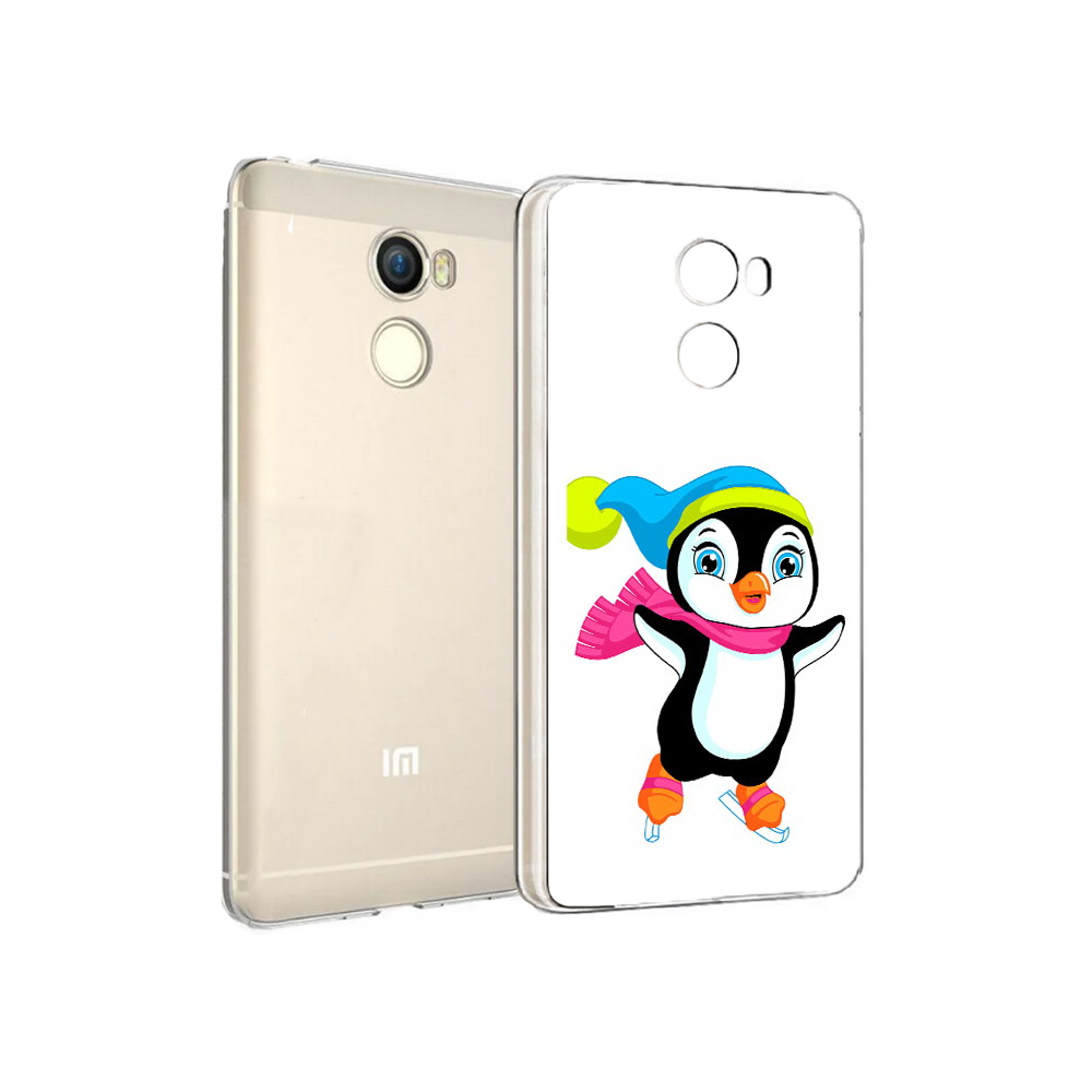 

Чехол MyPads Tocco для Xiaomi Redmi 4 пингвин на коньках (PT47306.287.540), Прозрачный, Tocco