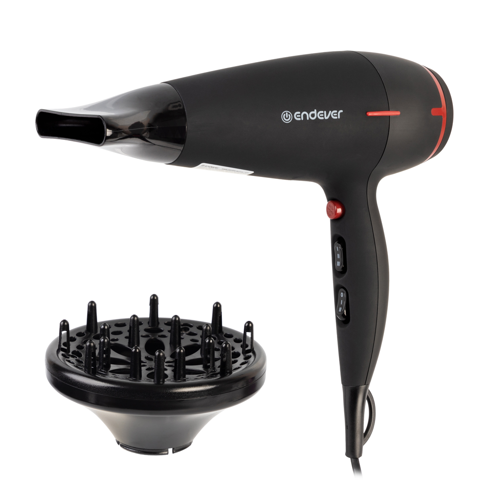 

Фен Endever Aurora 472 2 400 Вт черный, красный, Aurora 472