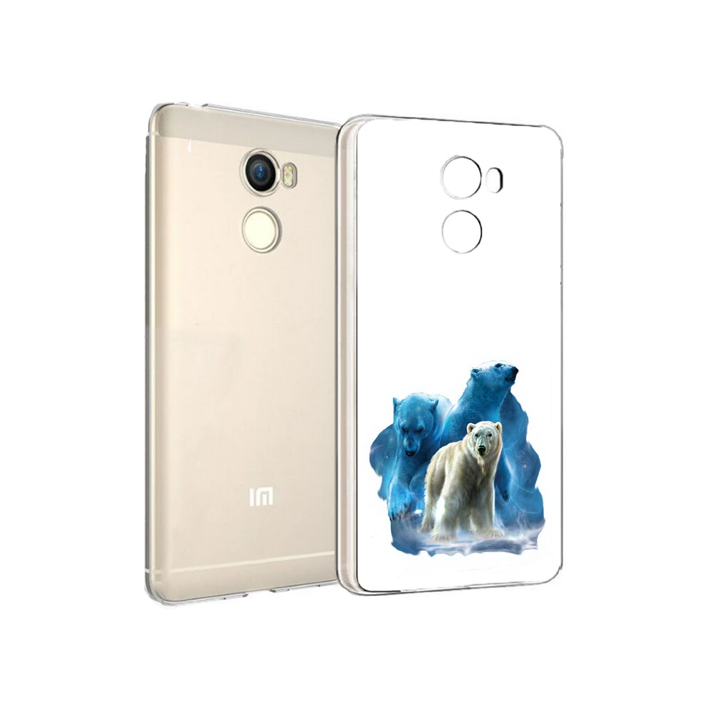 

Чехол MyPads Tocco для Xiaomi Redmi 4 полярный медведь (PT47306.287.549), Прозрачный, Tocco