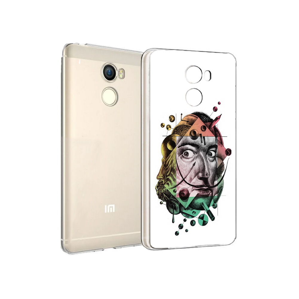 

Чехол MyPads Tocco для Xiaomi Redmi 4 разноцветное лицо абстракция (PT47306.287.570), Прозрачный, Tocco