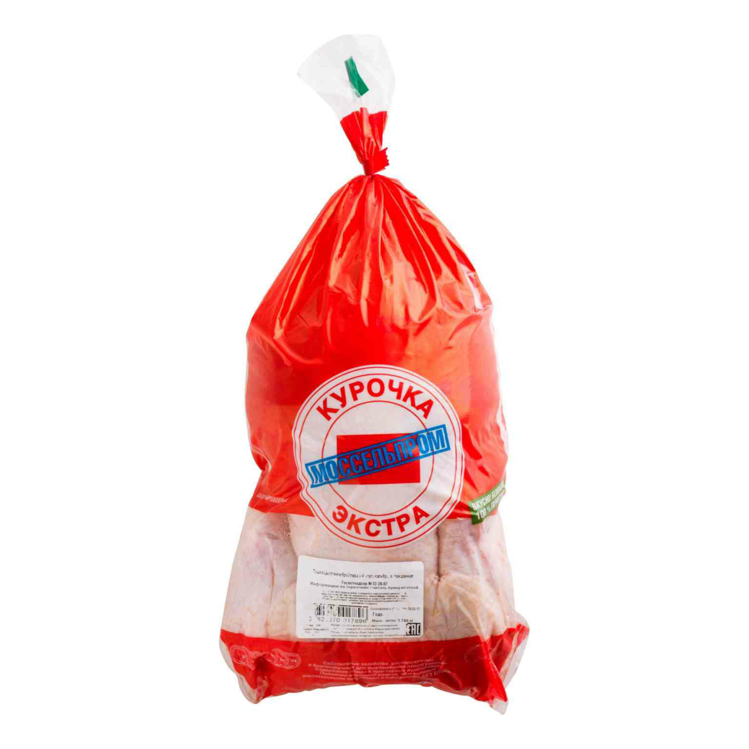 Тушка цыпленка-бройлера Моссельпром охлажденная +-1,6 кг