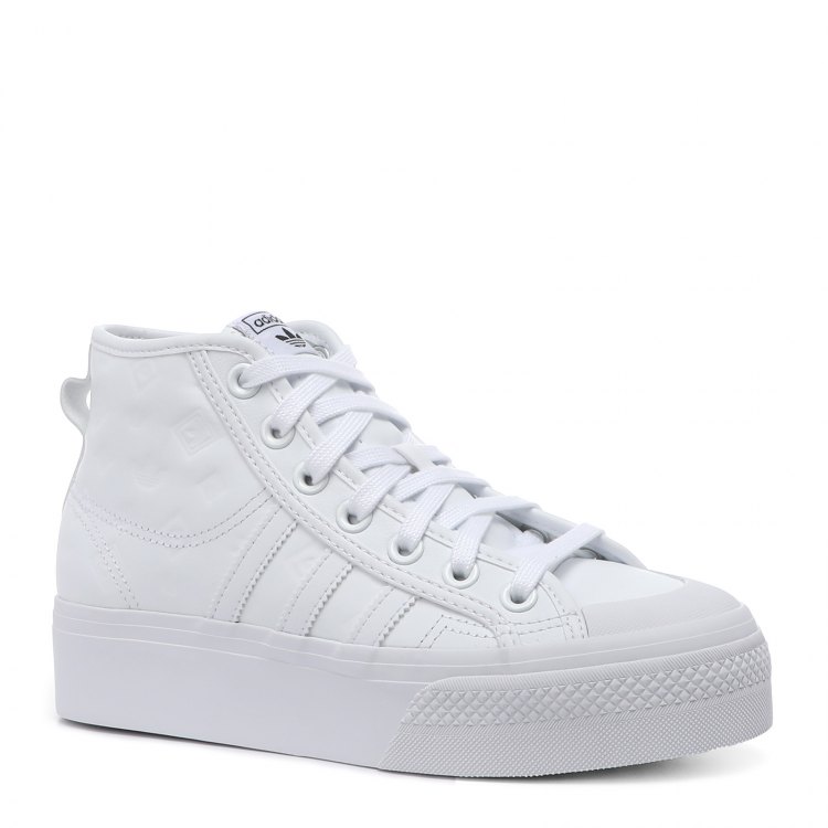 

Кеды женские Adidas NIZZA PLATFORM MID W белые 4 UK, NIZZA PLATFORM MID W