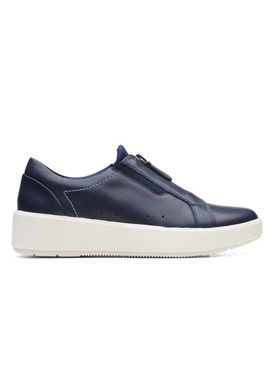 

Полуботинки женские Clarks 26168518 синие 39 EU, Синий, 26168518