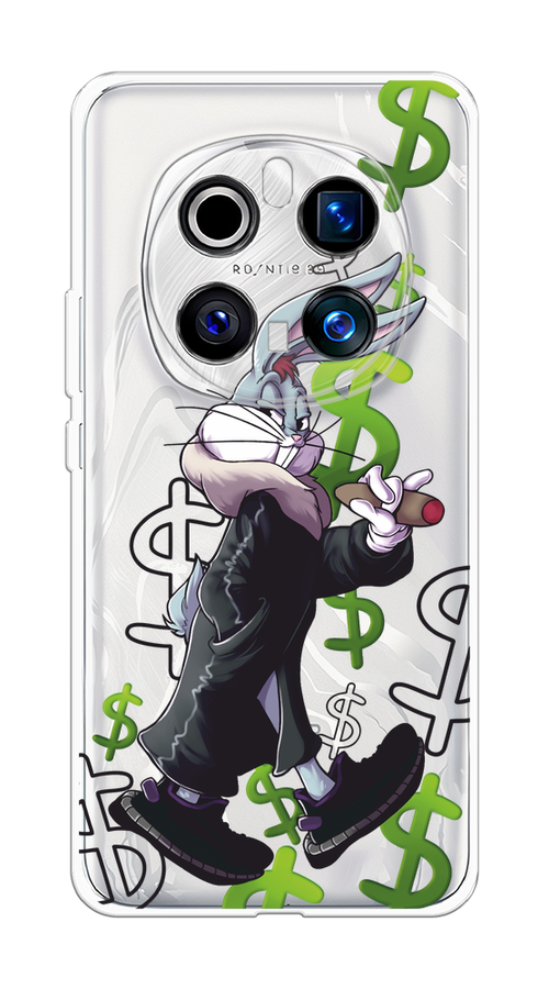 

Чехол на Honor Magic 7 Pro Rich Bugs Bunny, Зеленый;черный;голубой, 6125650-1