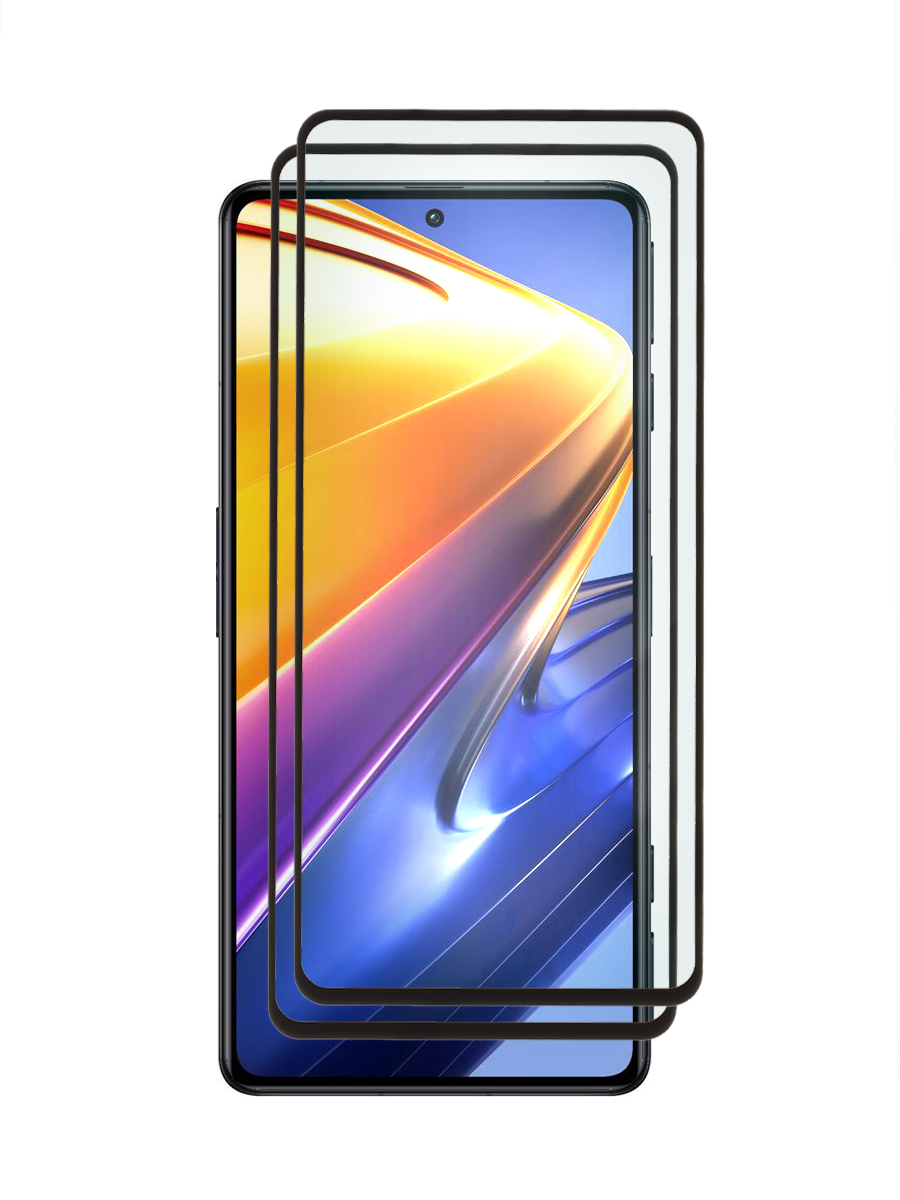

Комплект из 2 шт защитное стекло для Xiaomi Poco F4 GT 5G полноэкранное, с рамкой, ZTG-3D-XMI-F4-5G