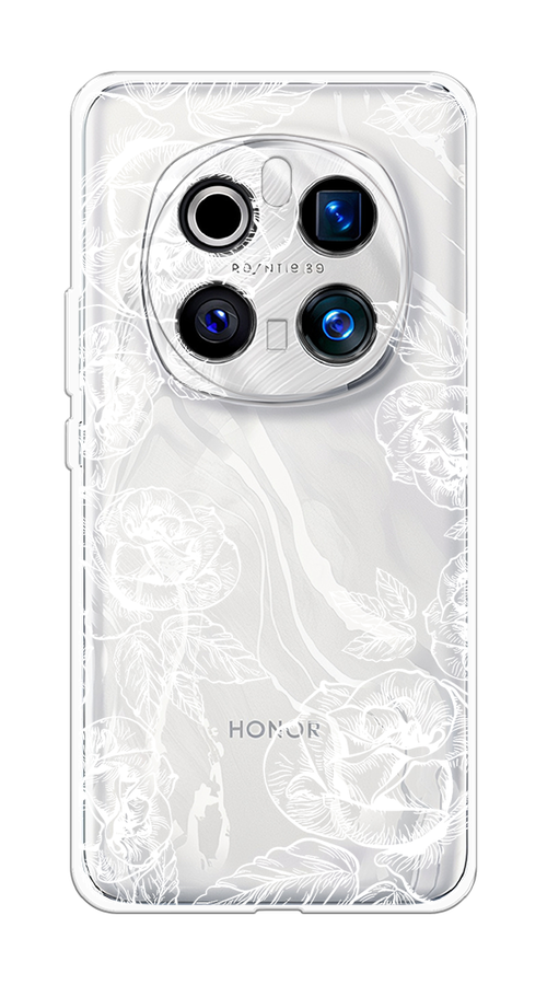 

Чехол на Honor Magic 7 Pro Розы графика, Черный;серый, 6125650-1