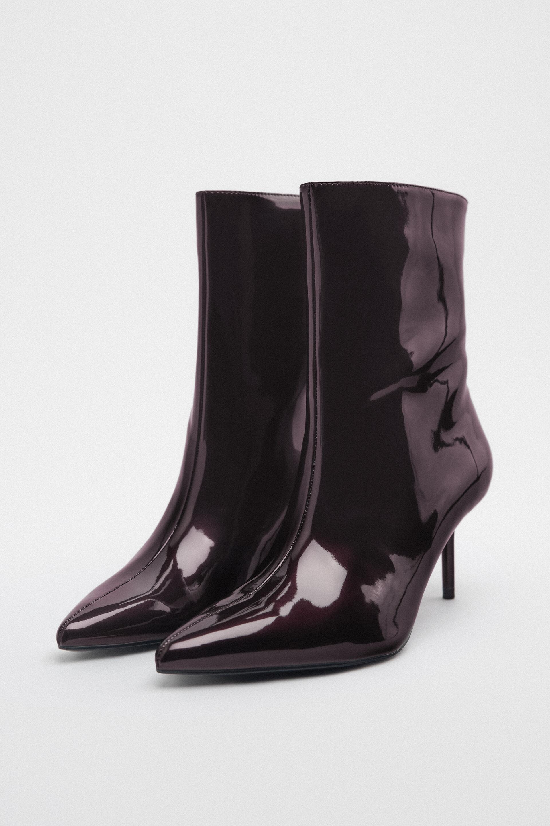 

Ботильоны женские ZARA 200751 бордовые 35 RU (доставка из-за рубежа), 200751