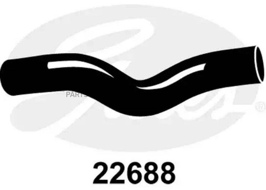 

GATES Шланг радиатора GATES 22688