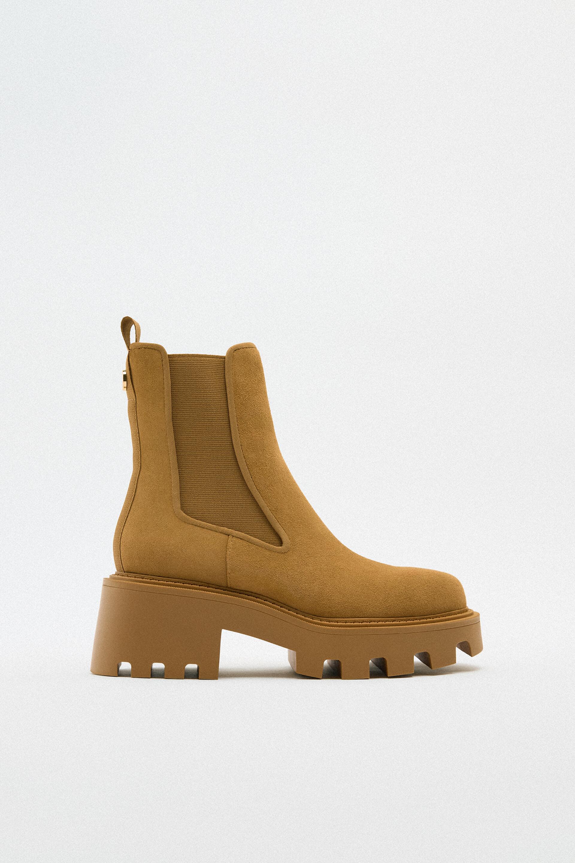 

Ботинки женские ZARA 13142810 коричневые 40 RU (доставка из-за рубежа), 13142810