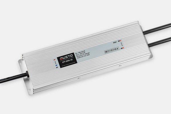 

Источник питания BUSTO UT-300-12 IP67 металл низкопрофильный, Серый, UT-300-12
