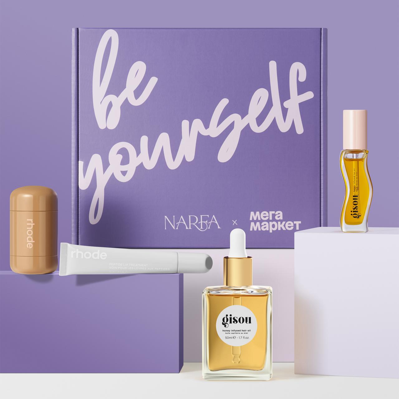 

Бьюти-бокс Narfa х Мегамаркет Unscented Rhode and Gisou, 789542178