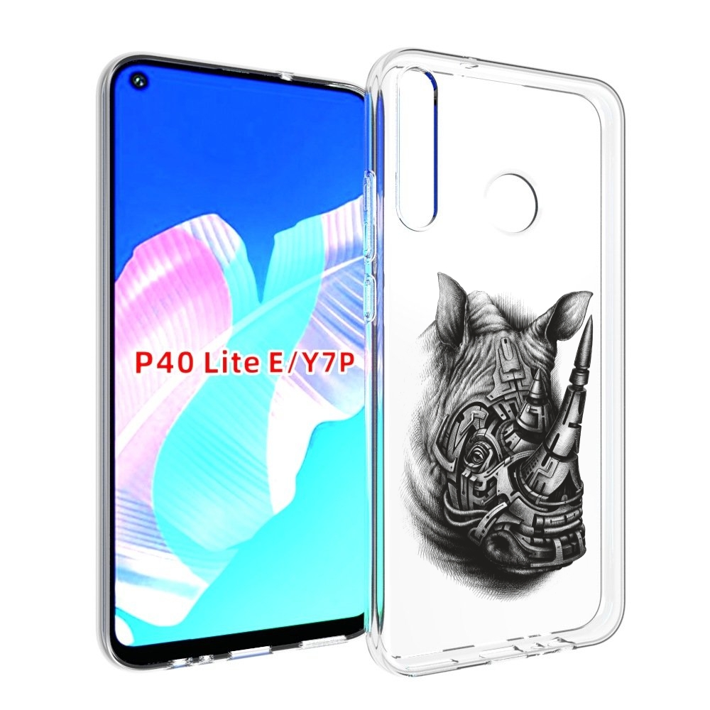 

Чехол бампер MyPads стальной носорог для Huawei P40 Lite E., Прозрачный, Tocco