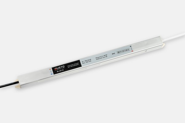 

Источник питания BUSTO SL-60-12 IP67 slim, Серый, SL-60-12