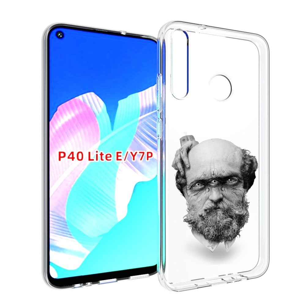 

Чехол бампер MyPads страшный бородатый мужчина абстракция для Hu, Прозрачный, Tocco