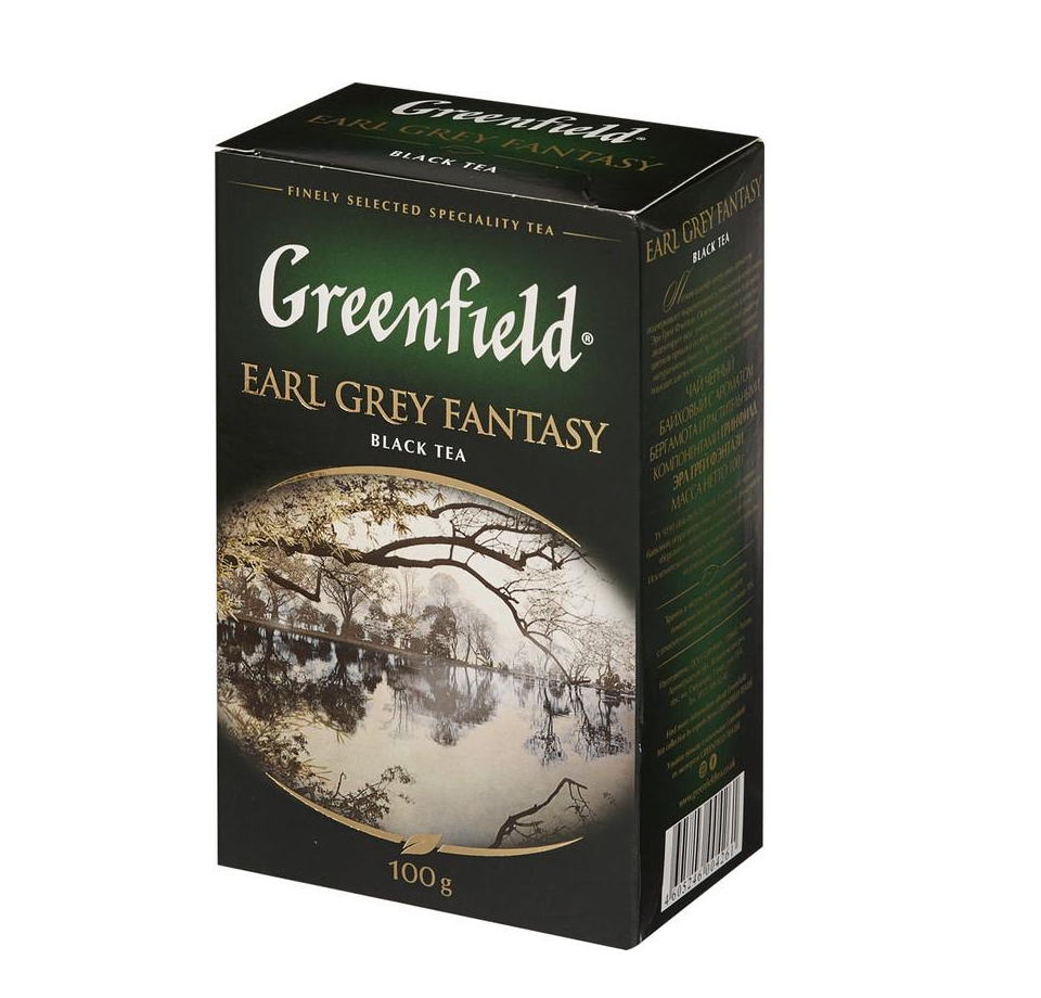 

Чай черный Greenfield Earl Grey Fantasy листовой, 100 г