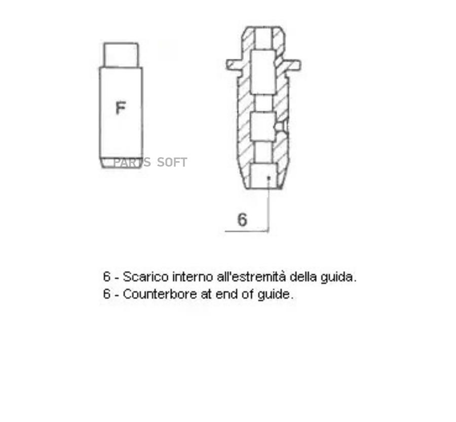 

METELLI 011991 Втулка клапана ГРМ направляющая 4шт