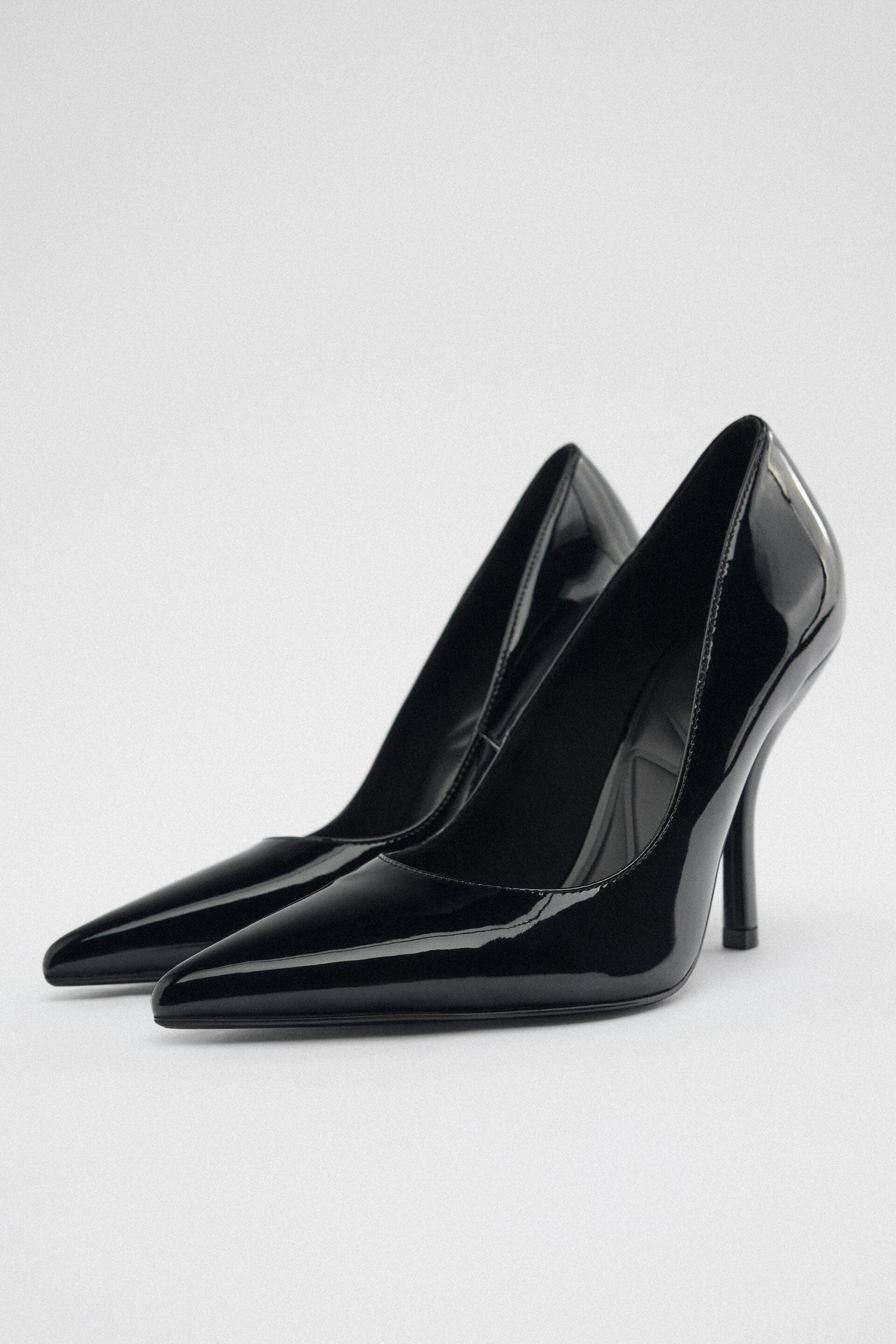 Туфли женские ZARA 13214010 черные 41 RU (доставка из-за рубежа)