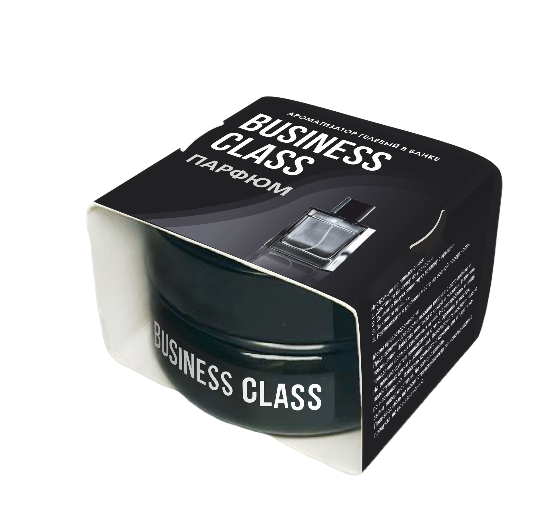 

Ароматизатор на панель банка гелевый "Business Class" Парфюм