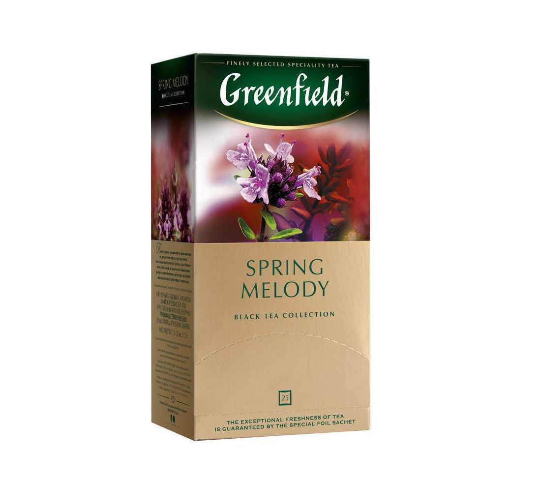 

Чай черный Greenfield Spring Melody, 25 пакетиков по 1,5 г