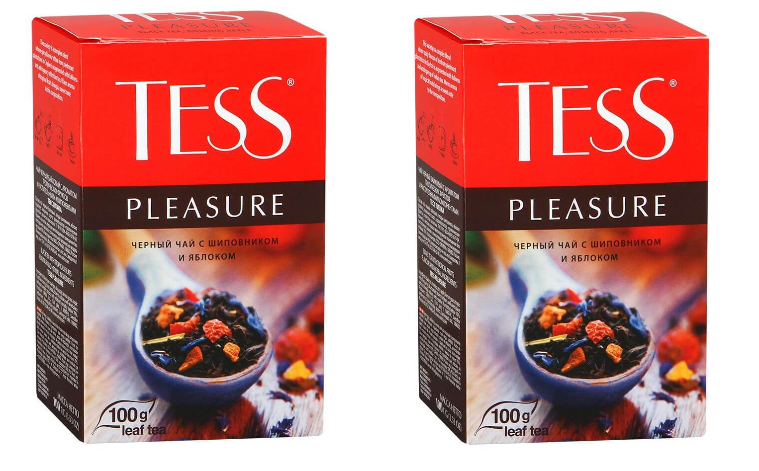 

Чай черный Tess Pleasure листовой, 100 г * 2 шт