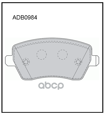 

Тормозные колодки ALLIED NIPPON передние дисковые ADB0984