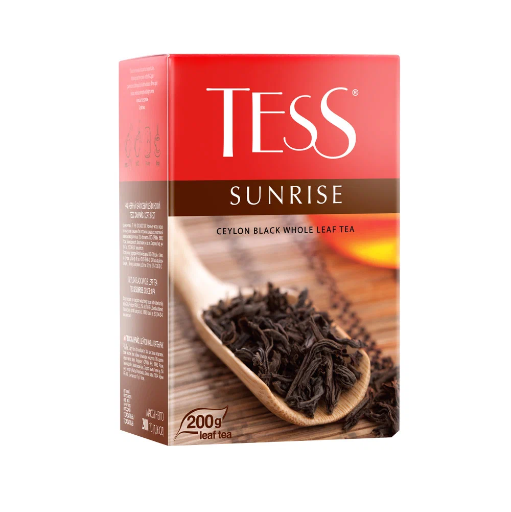 

Чай черный Tess Sunrise крупнолистовой, 200 г
