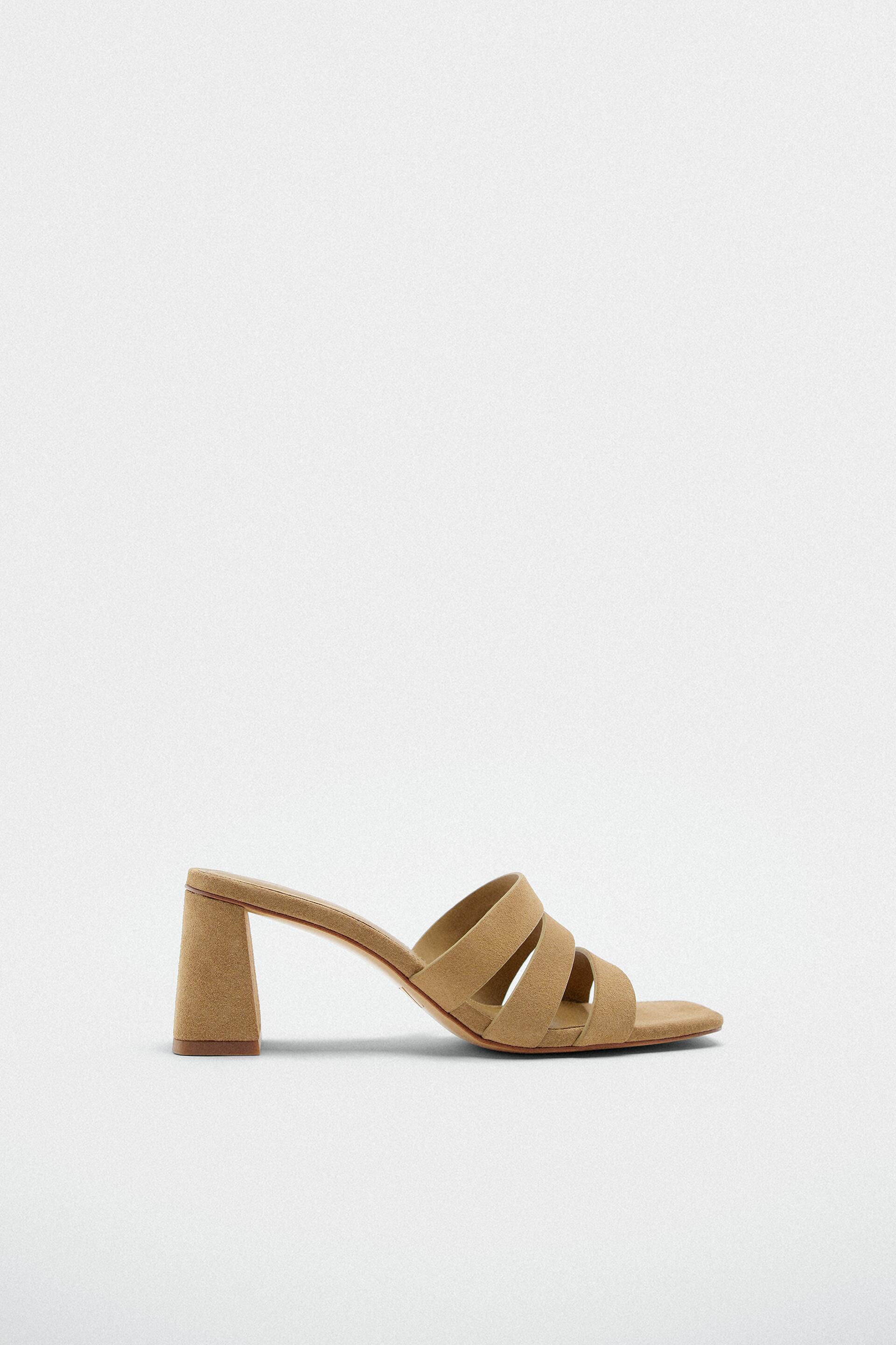 

Сланцы женские ZARA 177656 коричневые 36 RU (доставка из-за рубежа), 177656