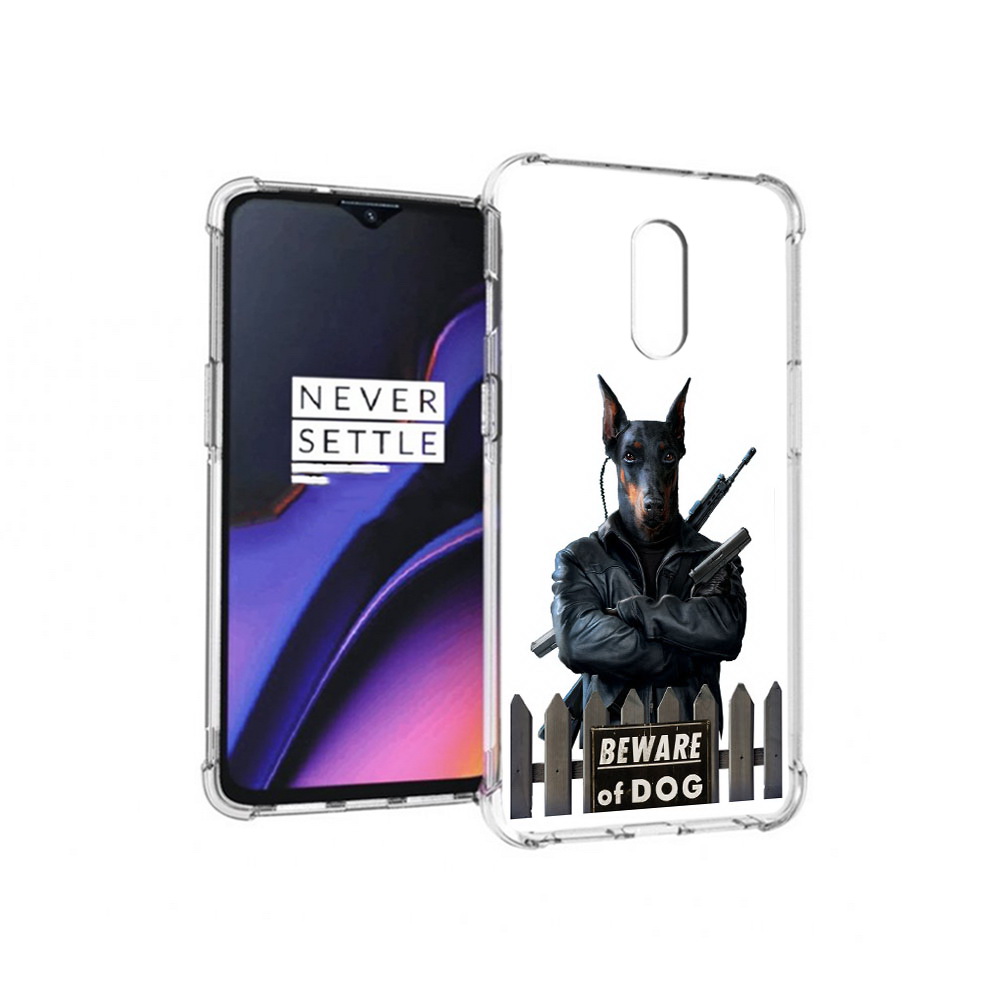 

Чехол MyPads Tocco для OnePlus 7 доберман (PT227043.140.332), Прозрачный, Tocco