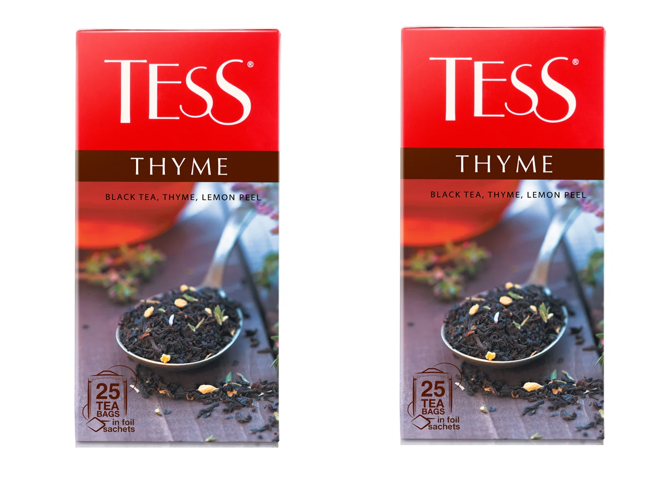 

Чай черный Tess Thyme с чабрецом, 25 пакетиков по 1,5 г * 2 шт