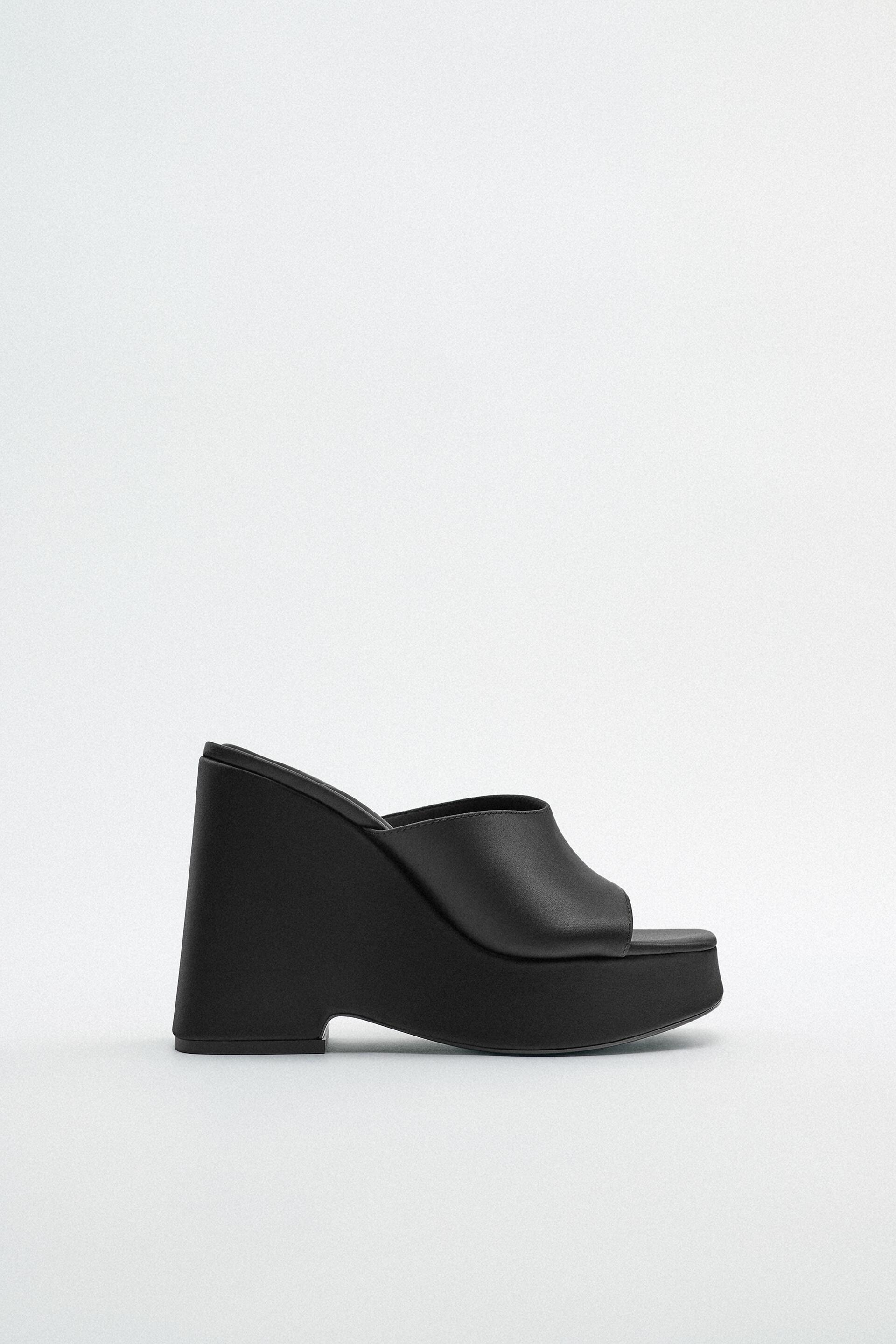 

Сабо женские ZARA 13312010 черные 40 RU (доставка из-за рубежа), 13312010
