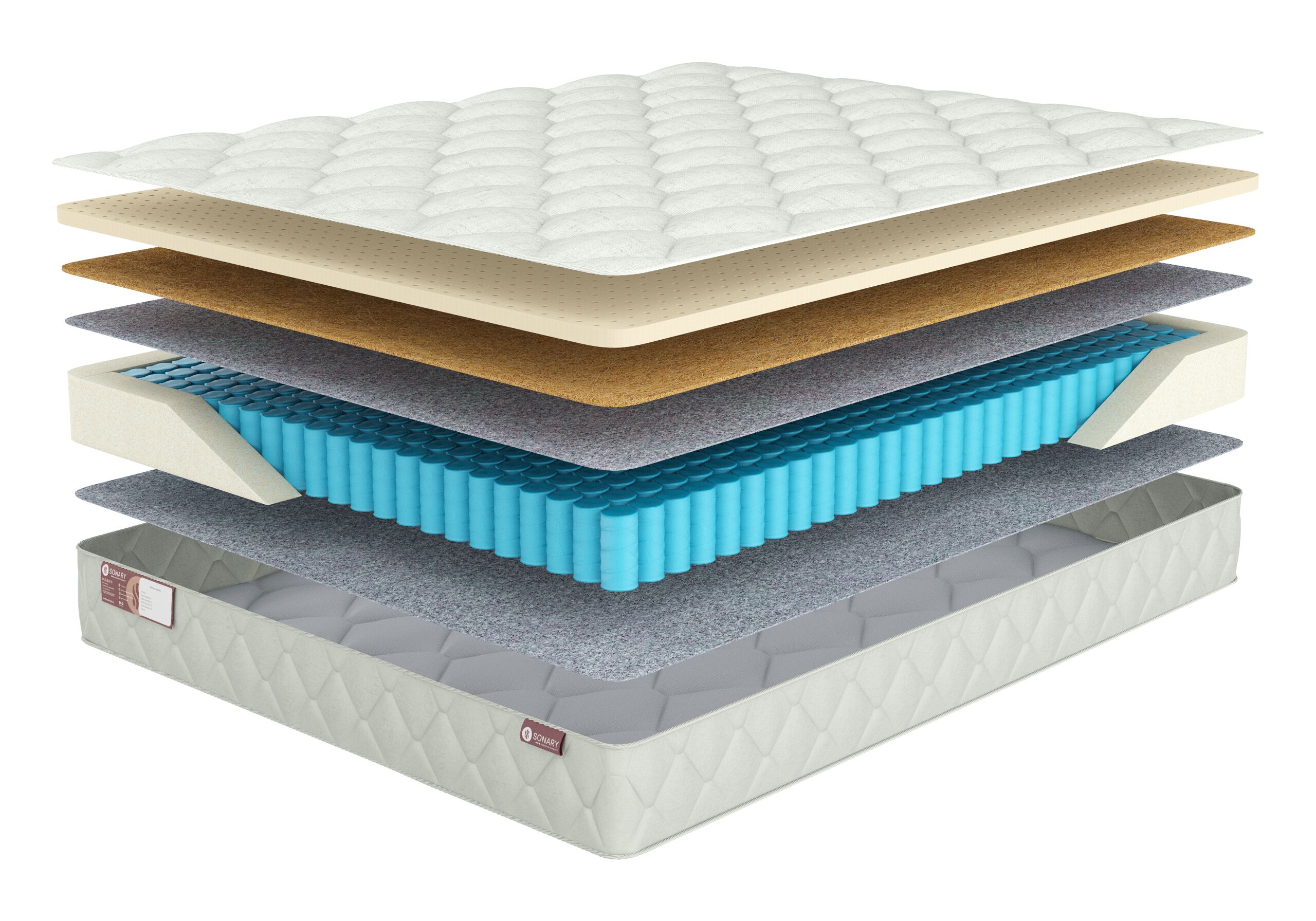 

Матрас Sonary Urban Lokeren 215х210, Белый, Lokeren