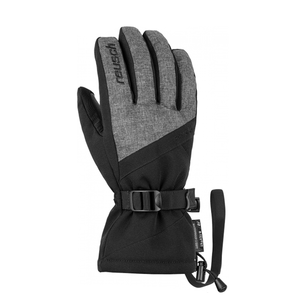 фото Перчатки горнолыжные reusch 2020-21 outset r-tex® xt black/black melange 10,5