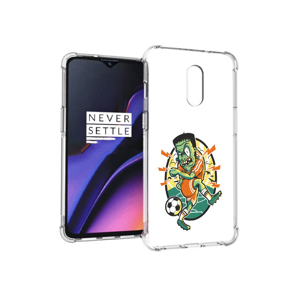 

Чехол MyPads Tocco для OnePlus 7 зомби футболист (PT227043.140.368), Прозрачный, Tocco