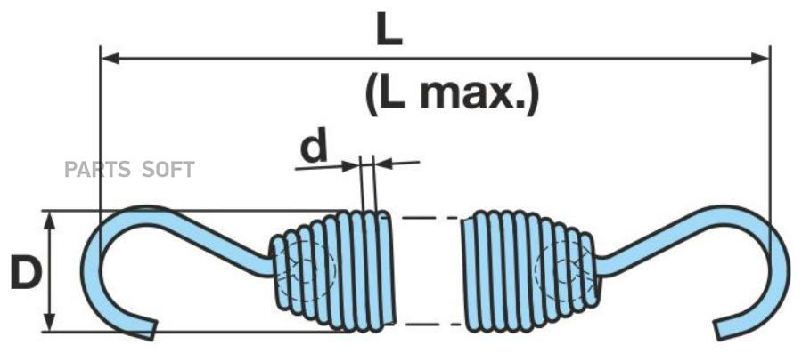 05.397.26.03.0 Возвратная Пружина Трещетки 148X26x2.8 Bpw BPW 0539726030