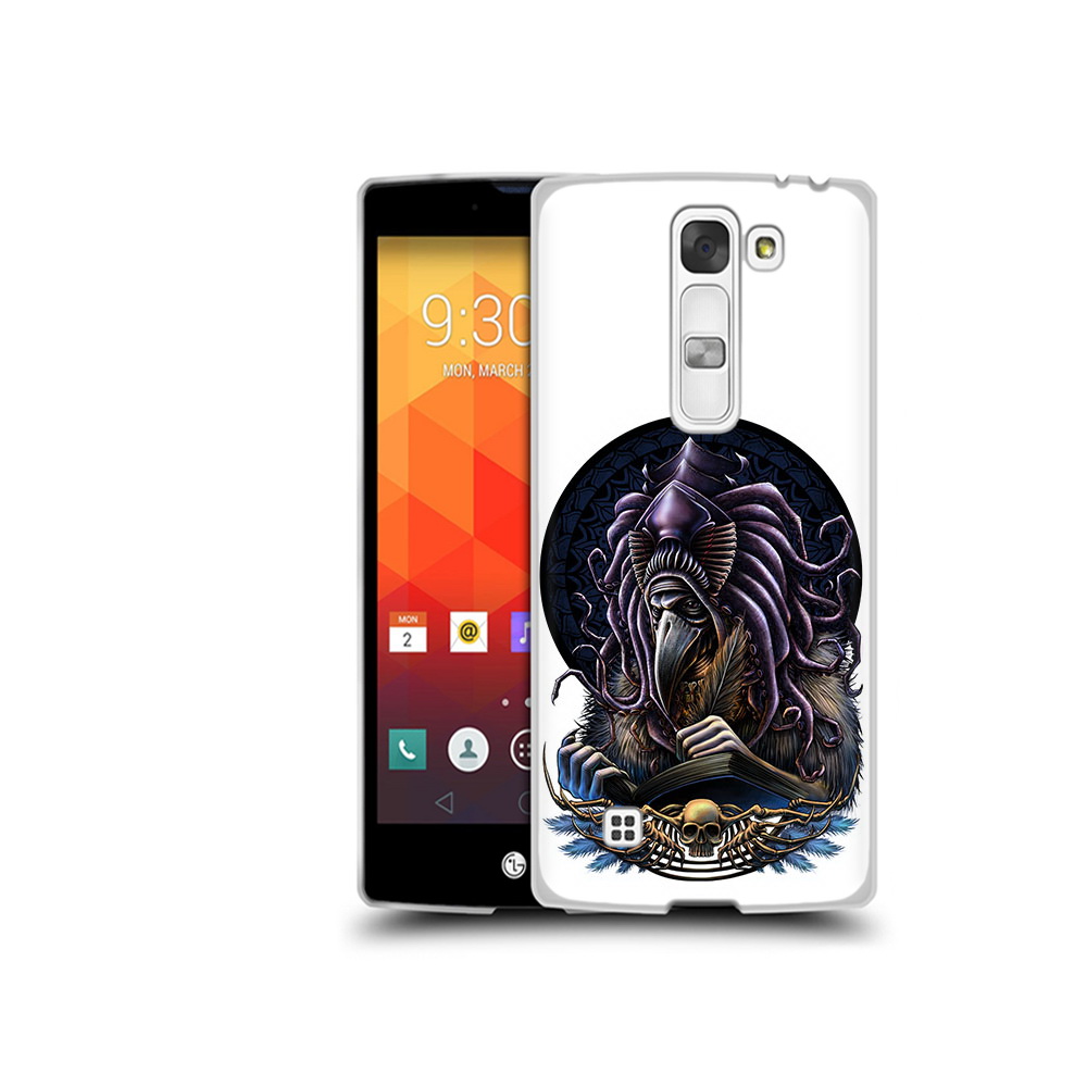 

Чехол MyPads Tocco для LG Magna умный ворон (PT13410.79.650), Прозрачный, Tocco