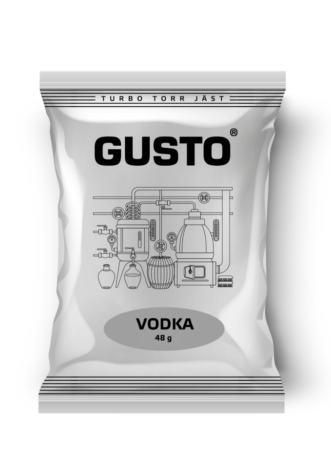 Спиртовые турбо дрожжи GUSTO VODKA, 48гр