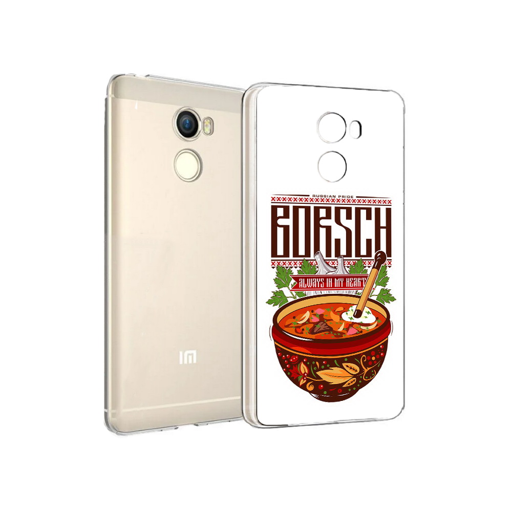 

Чехол MyPads Tocco для Xiaomi Redmi 4 русский борщ (PT47306.287.589), Прозрачный, Tocco