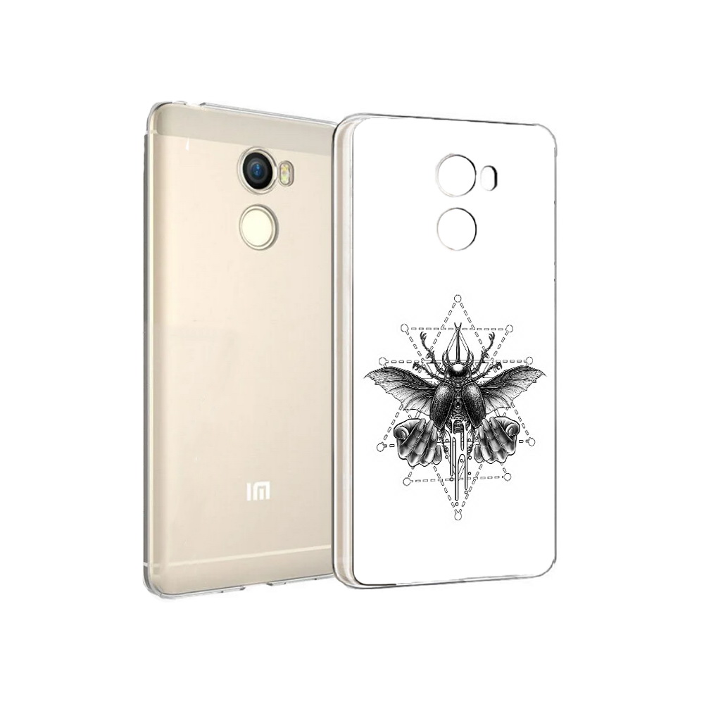 

Чехол MyPads Tocco для Xiaomi Redmi 4 скарабей (PT47306.287.601), Прозрачный, Tocco