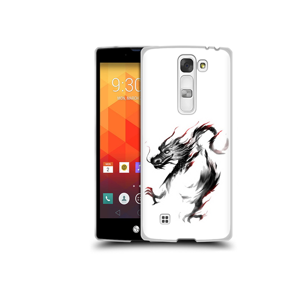 

Чехол MyPads Tocco для LG Magna черный дракон (PT13410.79.690), Прозрачный, Tocco