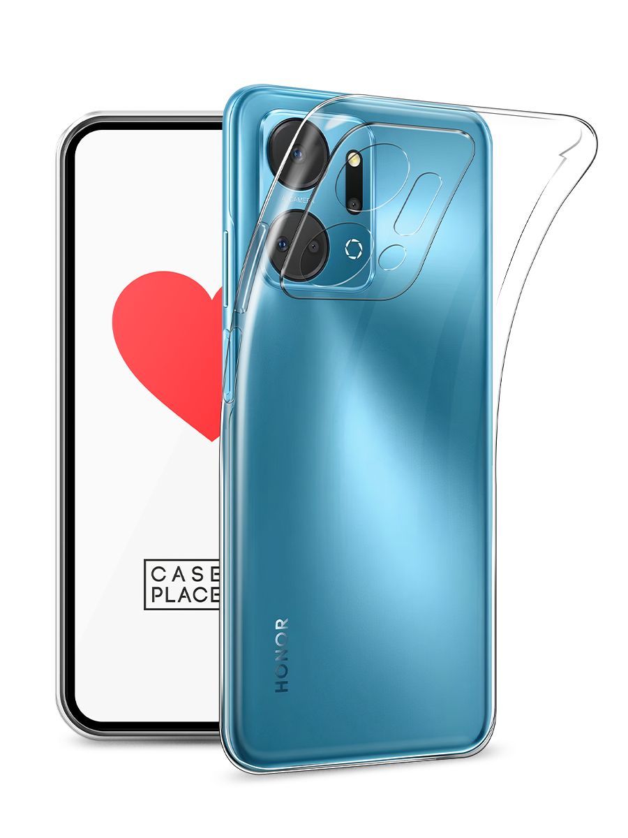 

Чехол на Honor X7A Plus прозрачный, 6121850-1