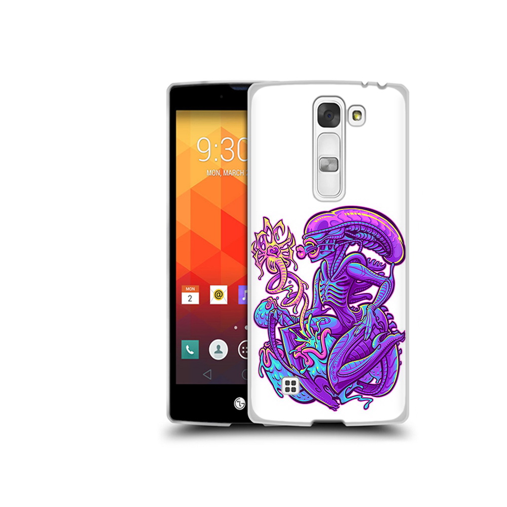 Чехол MyPads Tocco для LG Magna чужой фиолетовый цвет (PT13410.79.693)