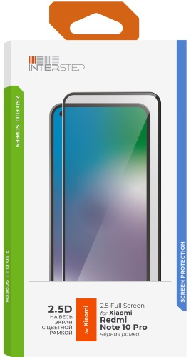 

Стекло InterStep 2.5D для Redmi Note 10 Pro, 2.5D Redmi Note 10 Pro
