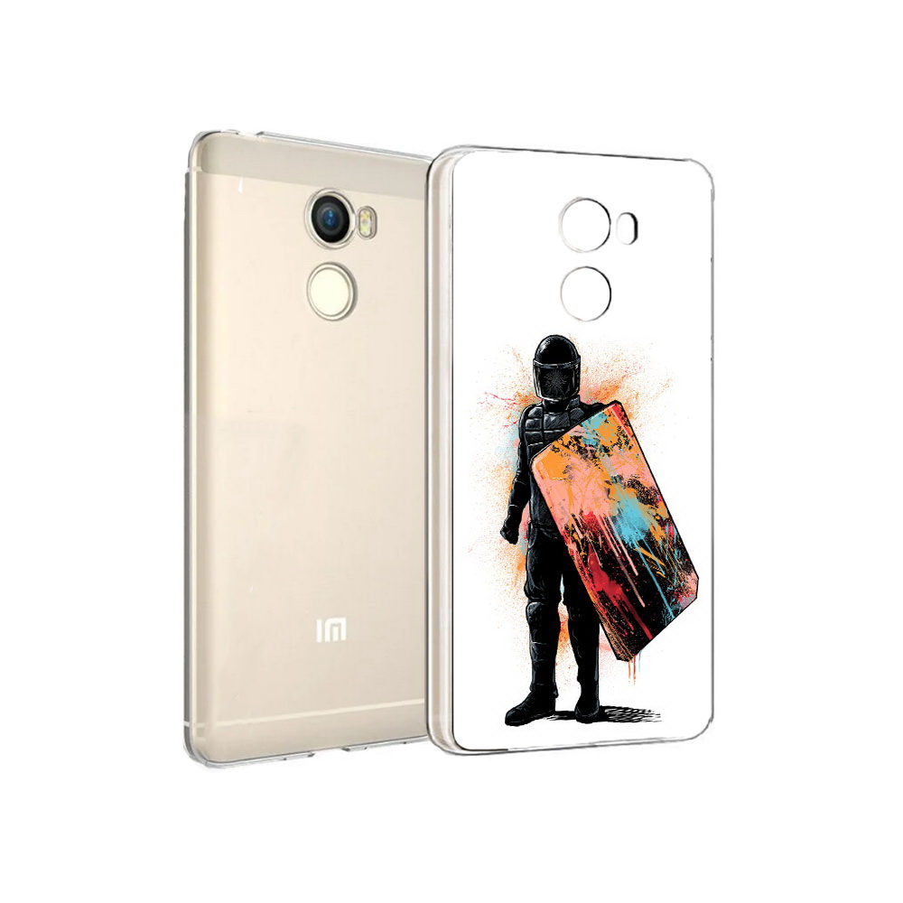 

Чехол MyPads Tocco для Xiaomi Redmi 4 солдат с красочным щитом (PT47306.287.614), Прозрачный, Tocco