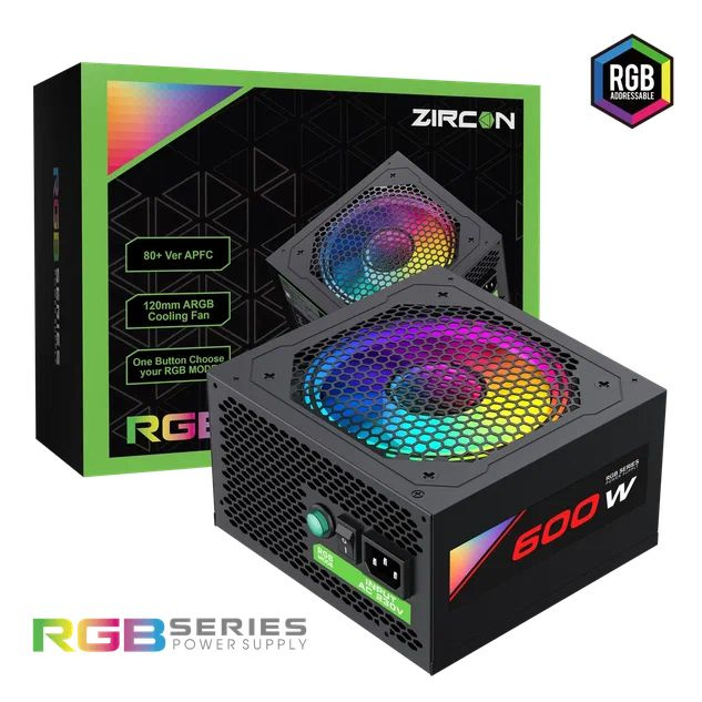 

Блок питания ZIRCON RGB-600, Черный, RGB-600