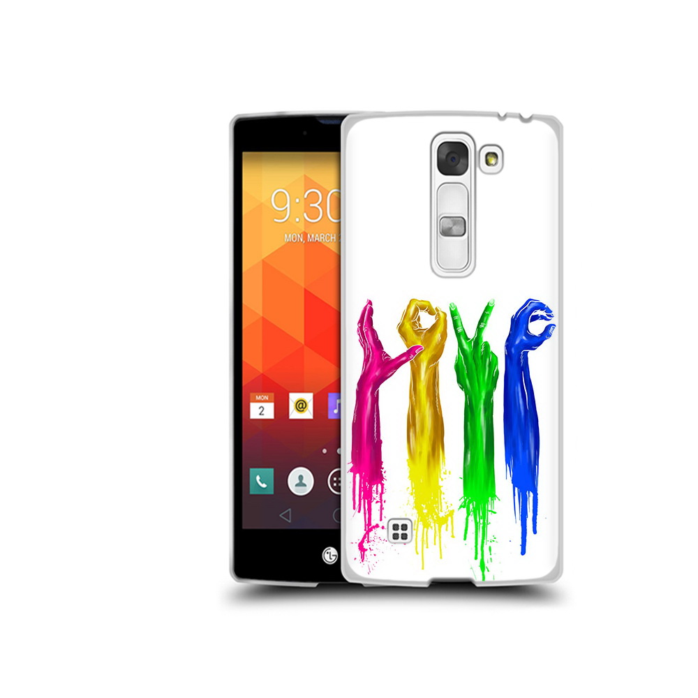 

Чехол MyPads Tocco для LG Magna яркие руки love (PT13410.79.707), Прозрачный, Tocco