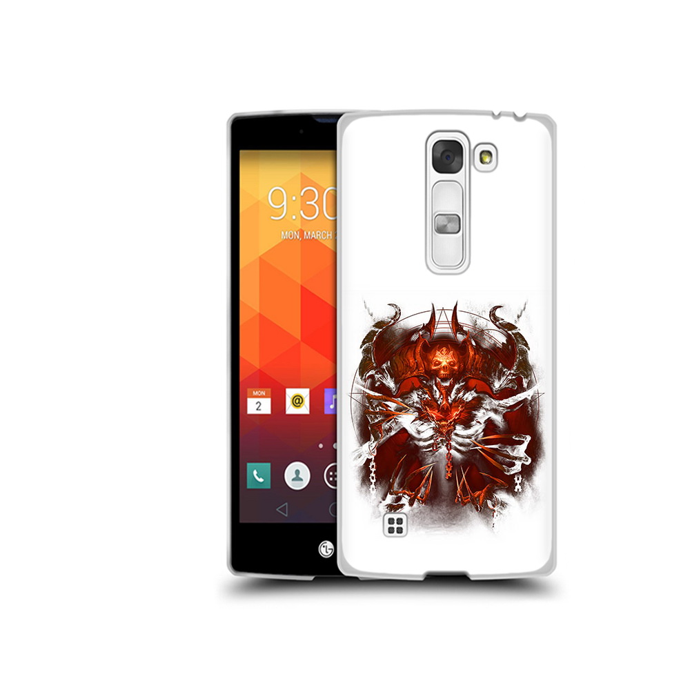 

Чехол MyPads Tocco для LG Magna яркий демон (PT13410.79.708), Прозрачный, Tocco